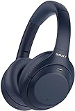 Sony WH-1000XM4 kabellose Bluetooth Noise Cancelling Kopfhörer (30h Akku, Touch Sensor, Schnellladefunktion, optimiert für Amazon Alexa, Headset mit Mikrofon) Midnight Blue, Norme