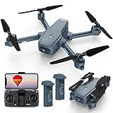 Drohne mit Kamera 4k GPS Drohne mit Brushless Motor, X-IDRONE15 5GHz WiFi FPV Drone für Erwachsene Professional Drohnen mit Optische Flusspositionierung Quadcopter, 2 Batterien