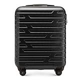 WITTCHEN Koffer – Handgepäck | hartschalen, Material: ABS | hochwertiger und Stabiler | Schwarz | 39 L | 54x39x23 cm