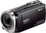 Sony HDR-CX450 Full HD Camcorder (26,8mm Weitwinkel Carl Zeiss Vario-Tessar Objektiv, 30x Zoom, EXMOR R CMOS-Sensor, Optical SteadyShot, 5-Achsen-Bildstabilisierung, intelligenter Autofokus) schwarz